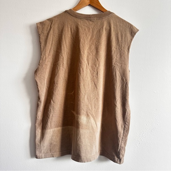 Carhartt Tan Sleeveless Tee with Pocket - Picture 2 of 6